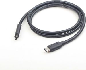 Kabel USB Gembird USB-C - USB-C 1 m Czarny (CCP-USB3.1-CMCM-1M) 1