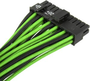 Super Flower Zestaw kabli, Czarno-zielony (SF-1000CS-BKGR) 3