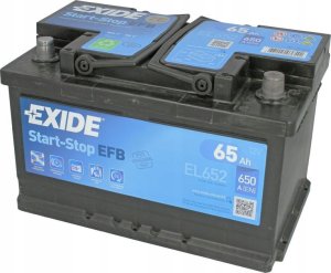 EXIDE EXIDE EL652 EFB 65Ah 650A (EN) 12V akumuliatorius 1