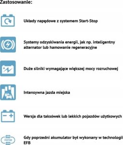 EXIDE EL652 EFB 65Ah 650A (EN) 12V akumulator 7