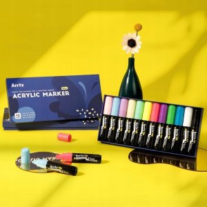 ARRTX Akriliniai markeriai - flomasteriai ARRTX, 12 spalvų 3