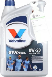 Valvoline Alyva varikliui SYNPOWER XL-IV C5 0W20 5L, Valvoline 1