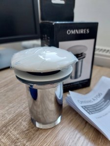 Omnires Dugno vožtuvas baltos spalvos Omnires A706BP 3