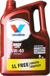 Valvoline Alyva varikliui MAXLIFE 5W40 5L, Valvoline 1