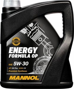 Mannol Alyva Energy Formula OP 5W/30 sintetinė varikliams 5 L 1