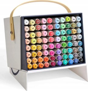 ARRTX Dwustronne markery - flamastry 80 kolorów 2