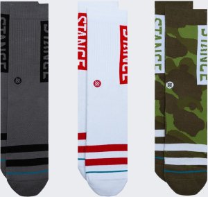 Stance Skarpety Stance Icon Crew 3 pary Camo 1