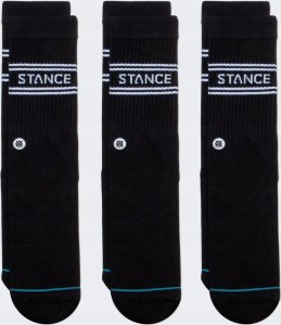 Stance Skarpety Stance Basic Crew 3 pary Black 1