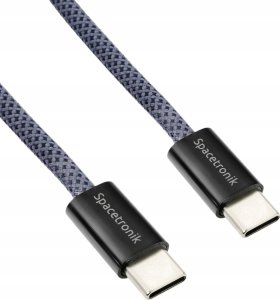 Kabel USB Spacetronik Kabel USB-C PD100/240W Spacetronik 1m granatowy 1