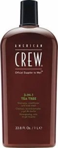American Crew American Crew, 3-In-1 Tea Tree, Tea Tree Oil, Hair Shampoo, Conditioner & Shower Gel 3-In-1, For Moisturizing, 250 ml For Men 2