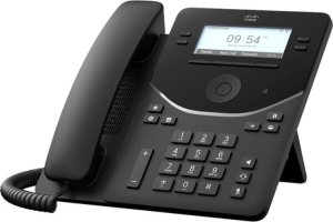 Telefon Cisco Cisco Desk Phone 9841 - VoIP-Telefon - mit Trusted Platform Module (TPM) 2.0 mit Rufnummernanzeige/Anklopffunktion - SIP, RTCP, RTP, SRTP, SDP - 4 Leitungen - Carbon Black 1