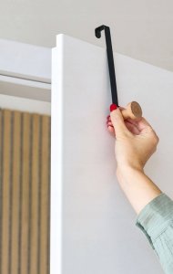 Zeller Metalowe wieszaki na drzwi, 2 szt. 2