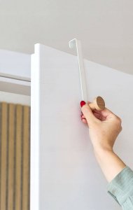 Zeller Metalowe wieszaki na drzwi, 2 szt. 2