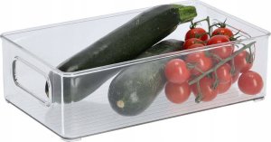 Zeller Transparentny organizer z plastiku, 25,5 x 15 x 7,6 cm 2