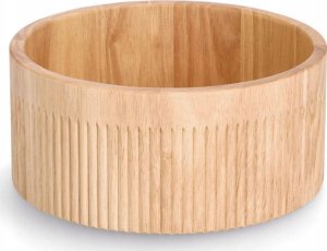 Zeller Cylindryczna miska w prążki, bambus, Ø 27 x 12 cm 1