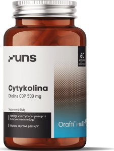 UNS UNS Cytykolina Cholina CDP 500mg 60vegcaps 1