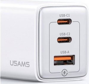 Ładowarka Usams USAMS CC180 65W PD QC USB A+C+C 16