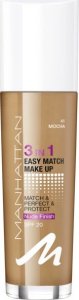 Manhattan Manhattan, Easy Match 3 In 1, Liquid Foundation, 41, Mocha, SPF 20, 30 ml For Women 2