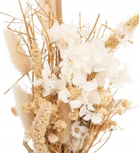 Atmosphera Suszone kwiaty w białym wazonie, 25 cm 2
