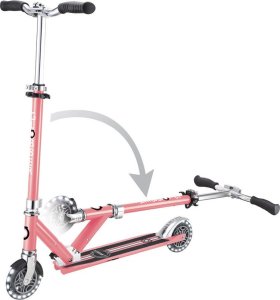 Hulajnoga Globber GLOBBER paspirtukas Flow Element Lights, rožinis, 721-177 5