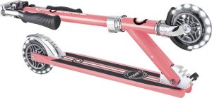 Hulajnoga Globber GLOBBER paspirtukas Flow Element Lights, rožinis, 721-177 7