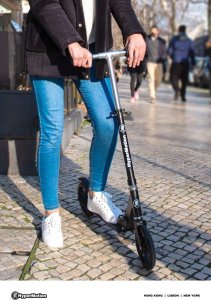 Hulajnoga HyperMotion Paspirtukas HyperMotion Rockster black 6