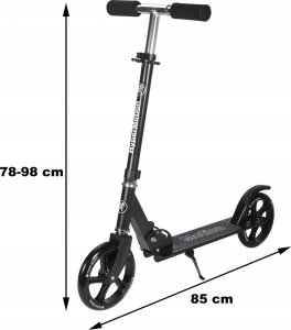 Hulajnoga HyperMotion Paspirtukas HyperMotion Rockster black 8