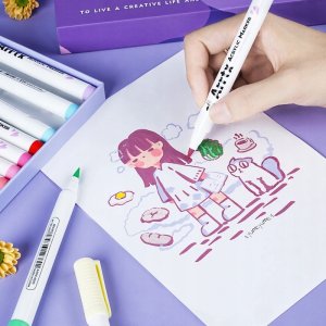 ARRTX Akriliniai markeriai - flomasteriai ARRTX, 30 spalvų 7