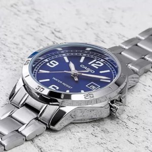 Zegarek Casio ZEGAREK MĘSKI CASIO MTP-V004D-2B (zd047g) 4