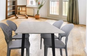 kontrast Stół do kuchni jadalni salonu ceramiczny blat Venezia 120x70x75 szary 4