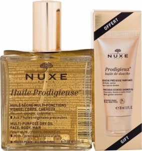 Nuxe Set Nuxe: Huile Prodigieuse Or Multi-Purpose, Body Oil, For Face, Body & Hair, 100 ml + Prodigieux, Shower Oil, All Over The Body, For All Skin Types, 30 ml For Women 1