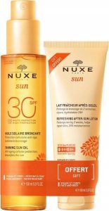 Nuxe Set Nuxe: Sun, Sun Protection, Tanning Oil, SPF 30, 150 ml + Sun, Sun Protection, After-Sun Lotion, 100 ml For Women 1