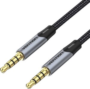 Kabel Vention Kabel audio TRRS 3,5mm męski do męskiego kabla AUX 2m Vention BAQHH Szary 1