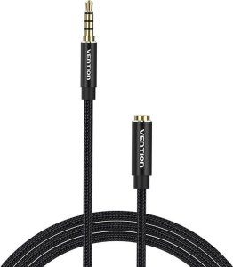 Kabel Vention Przedłużacz audio TRRS 3,5mm męski do 3,5mm żeński 3m Vention BHCBI czarny 1