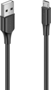 Adapter USB Vention Adapter USB 2.0 męski do Micro-B męski 2A 2m Vention CTIBH (czarny) 2