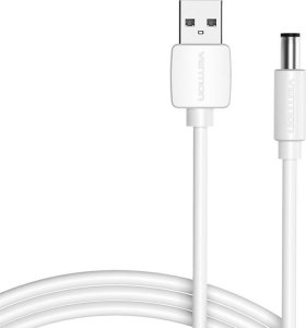 Kabel zasilający Vention Kabel zasilający USB do DC 5.5mm 1.5m Vention CEYWG biały 1