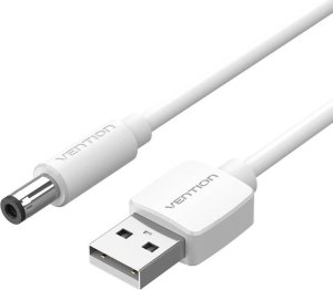 Kabel zasilający Vention Kabel zasilający USB do DC 5.5mm 1.5m Vention CEYWG biały 3