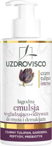 Uzdrovisco Czarny Tulipan Intense Łagodna emulsja wygładzająco-odżywcza do mycia i demakijażu 150ml 1