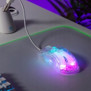 Mysz Deltaco DM330 permatoma RGB DELTACO GAMING žaidimų pelė, 1000 Hz, 3327 IC / GAM-159-T / 4222234 2