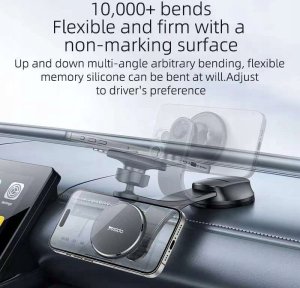 Yesido yesido Magnet. Uchwyt Samochodowy C176 MagSafe, BLACK / CZARNY 4