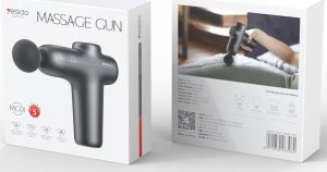 Yesido yesido Funkcjonalny Masażer Gun MG01 1500mAh, BLACK / CZARNY 2
