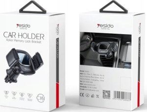 Yesido yesido Uchwyt Samochodowy C161 do Kratki BLACK / CZARNY 2