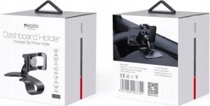 Yesido yesido Uchwyt Samochodowy C103 na Deskę Rozdzielczą, BLACK / CZARNY 2