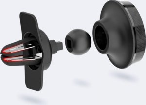 Yesido yesido Magnet. Uchwyt Samochodowy C61 do Kratki, BLACK / CZARNY 2