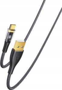 Kabel USB Yesido yesido Kabel CA104 18W USB-Type-C 1.2m PVC 2A, BLACK / CZARNY 1