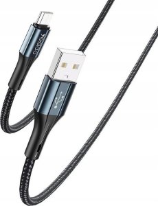 Kabel USB Yesido yesido Kabel CA94 12W USB-Micro 2m 2.4A, BLACK / CZARNY 1