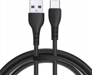 Kabel USB Yesido yesido Kabel CA71 USB-Type-C 3A (20szt.) 18W 1m, BLACK / CZARNY 1