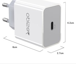 Ładowarka Yesido yesido Ład. sieć. YC27 PD 18W QC USB-C WHITE / BIAŁY 3