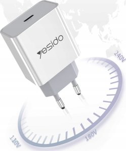 Ładowarka Yesido yesido Ład. sieć. YC27 PD 18W QC USB-C WHITE / BIAŁY 4