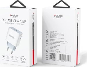 Ładowarka Yesido yesido Ład. sieć. YC27 PD 18W QC USB-C WHITE / BIAŁY 6